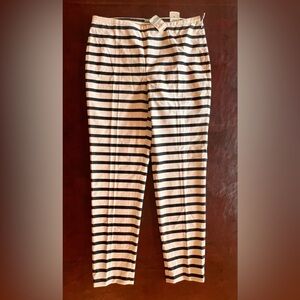 J. McLaughlin Sydney Slim Striped Pants, Size 10, NWT